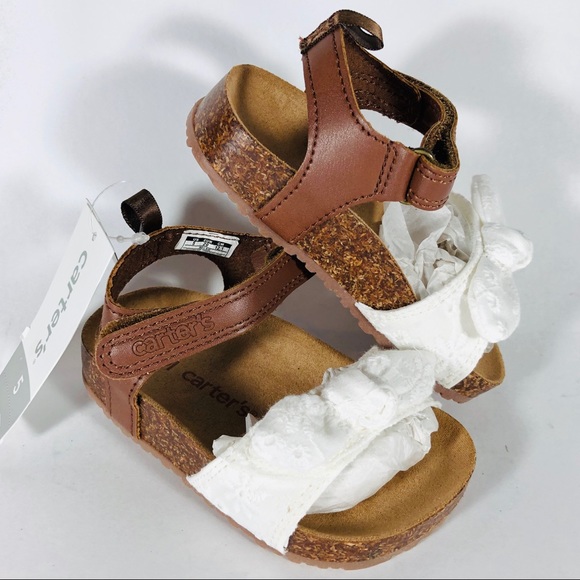carter's cork sandals